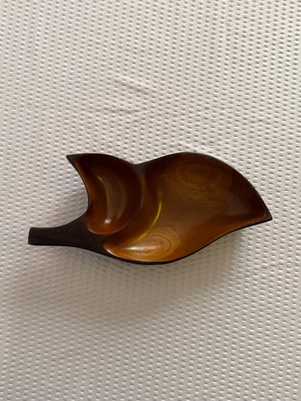 Vintage Mid-Century ‘Monkeypod’* Wood Sectional Tray - Picture 1 of 8